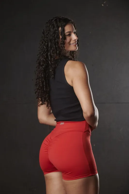 Sugar Me Shorts (Red) sold by Dirty Candy Sportswear