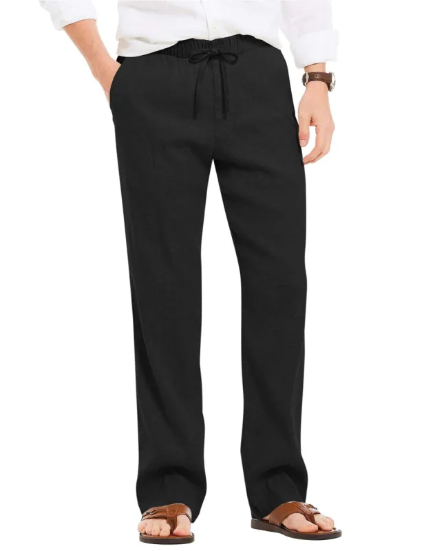 Linen Style Beach Yoga Trousers (US Only) sold by Coofandy