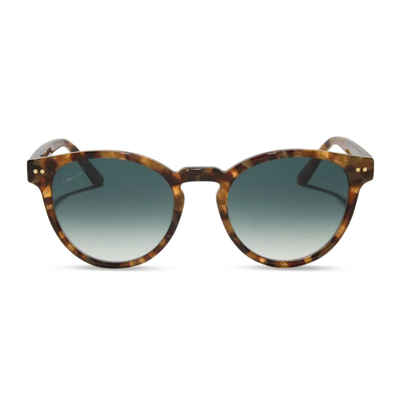 PATRICIA NASH - BLONDIE II + DUNMORE TORTOISE + G15 GRADIENT SUNGLASSES sold by Diff Eyewear