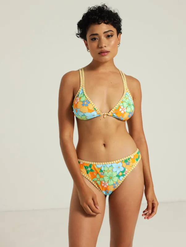 Positano Printed Bikini Top - White sold by Edgars 