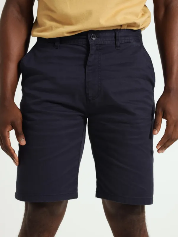 Basic Chino Walk Shorts - Navy sold by Edgars