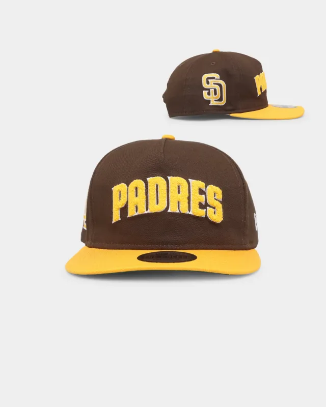 NEW ERA ☆ 'Chenille' Golfer Snapback ゴルファー ニューエラ New Era San Diego Padres 'Chenille' Golfer Snapback Brown