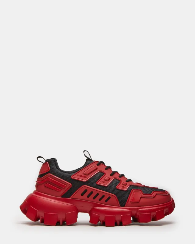 PONCE RED MULTI sold by Steve Madden