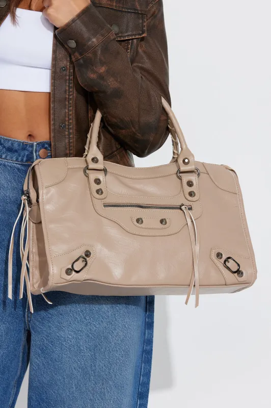 Missed You Handbag  - Nude sold by Fashion Nova