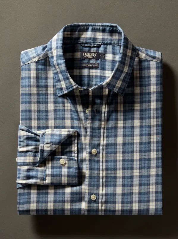 Movement™ Shirt - Seaside Blue Plaid sold by Faherty