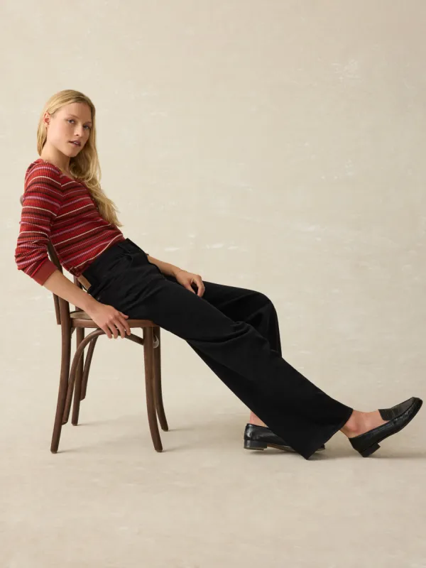 Dream Jean Wide Leg - Nocturne Wash sold by Faherty