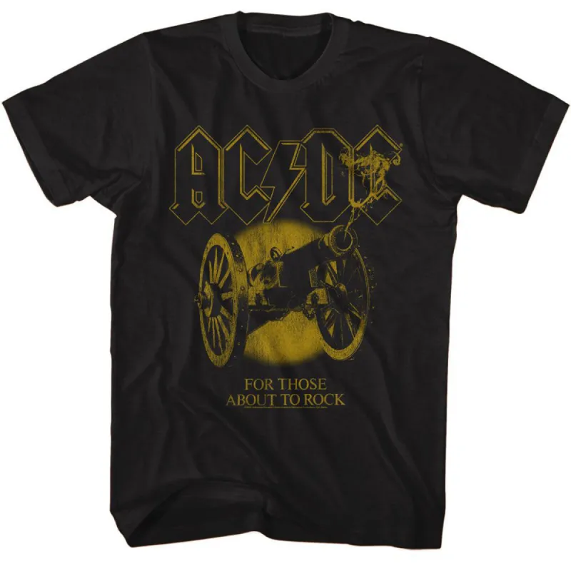 AC/DC Monochrome Ftatr T-shirt sold by Rockabilia