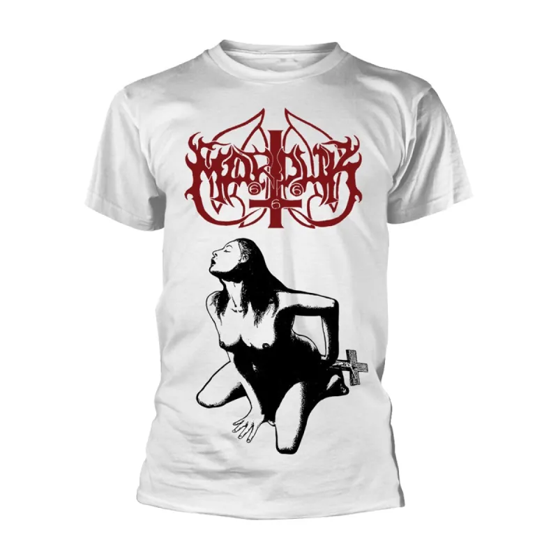 Fuck Me Jesus (white) T-shirt sold by Rockabilia