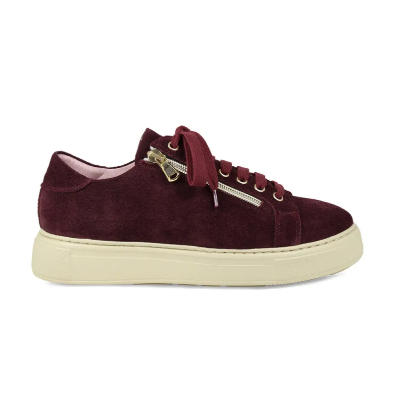Feather: Bordeau Suede sold by Sole Bliss