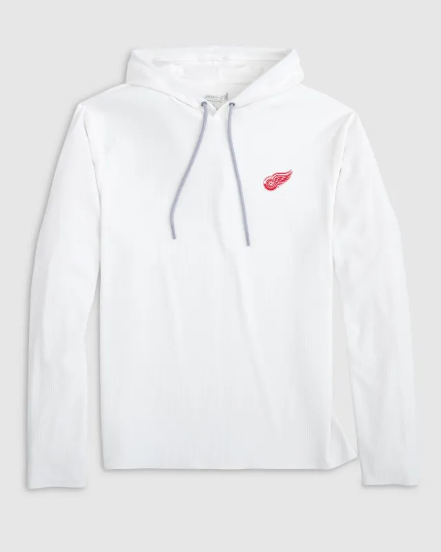 Detroit Redwings Hoppin Performance Drawstring Hoodie sold by Johnnie-O