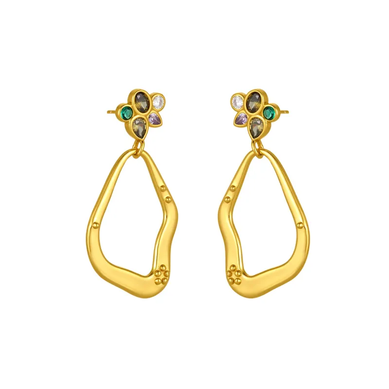 LOLA EARRINGS GOLD sold by FYB JEWELRY