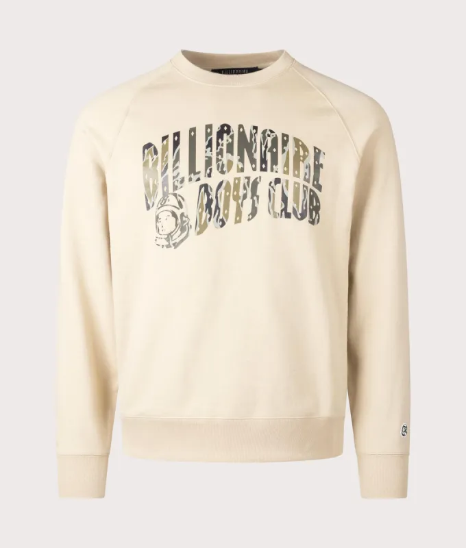 Camo Arch Logo Sweatshirt sold by EQVVS