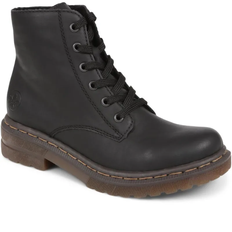Leather Lace-Up Boots - RKR32519 / null sold by Shoe-Shop
