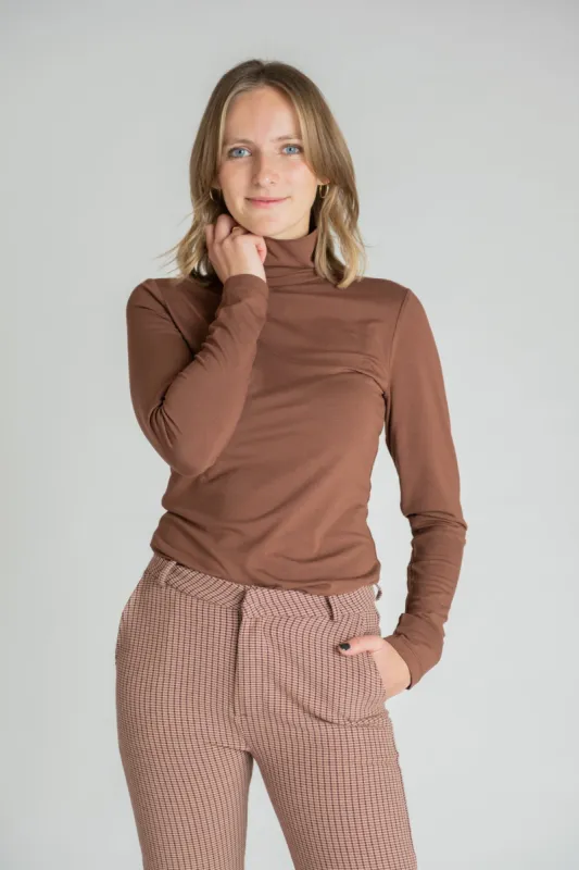 Longsleeve Turtleneck Brown sold by Ivalo.com