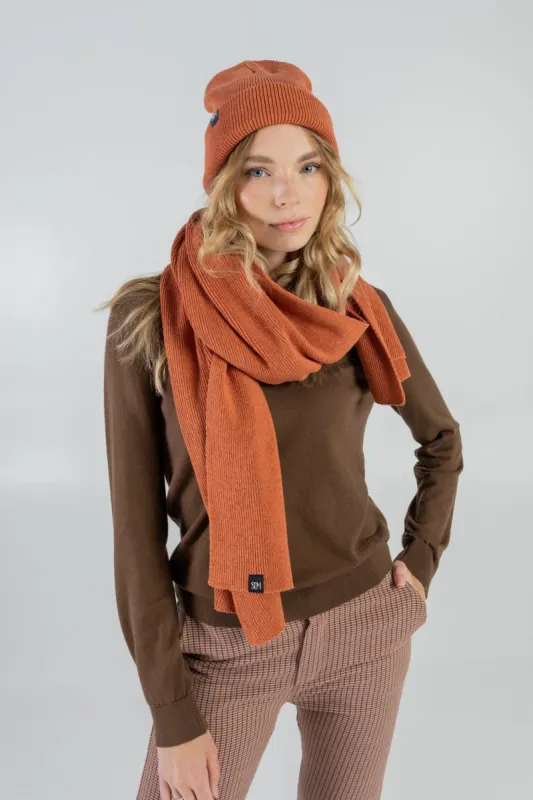 Knitted Beanie Orange sold by Ivalo.com