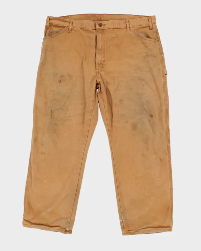 Vintage 90s Dickies Workworn Carpenter Trousers - W42 L30 sold by Rokit
