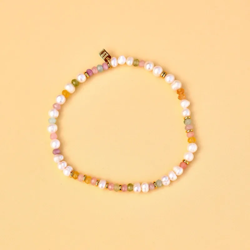 Pura Vida Bracelets Venice Stretch Anklet - GOLD sold by Sun Diego Boardshops