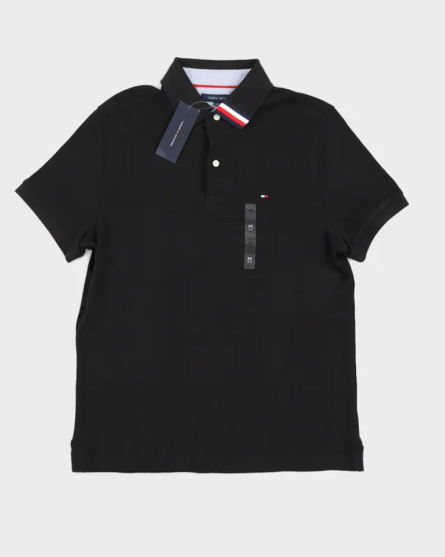 Deadstock Black Tommy Hilfiger Polo Shirt - M sold by Rokit