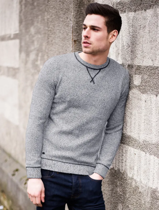 Rocky Twisted Yarn Jumper in Grey - Tokyo Laundry sold by Tokyo Laundry