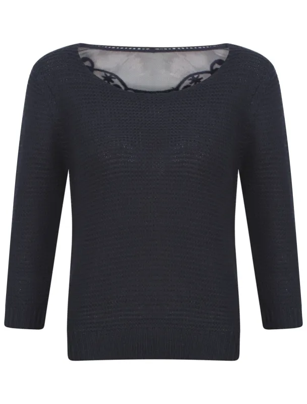 Amara Reya Chicory Navy Jumper sold by Tokyo Laundry