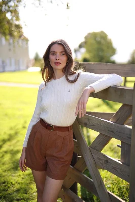 Harper Wool Shorts sold by GAALA