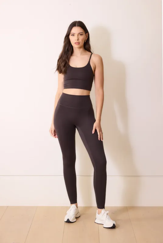 Curve 24/7 Revitalise High Waisted Leggings - Black Coffee sold by LOVALL