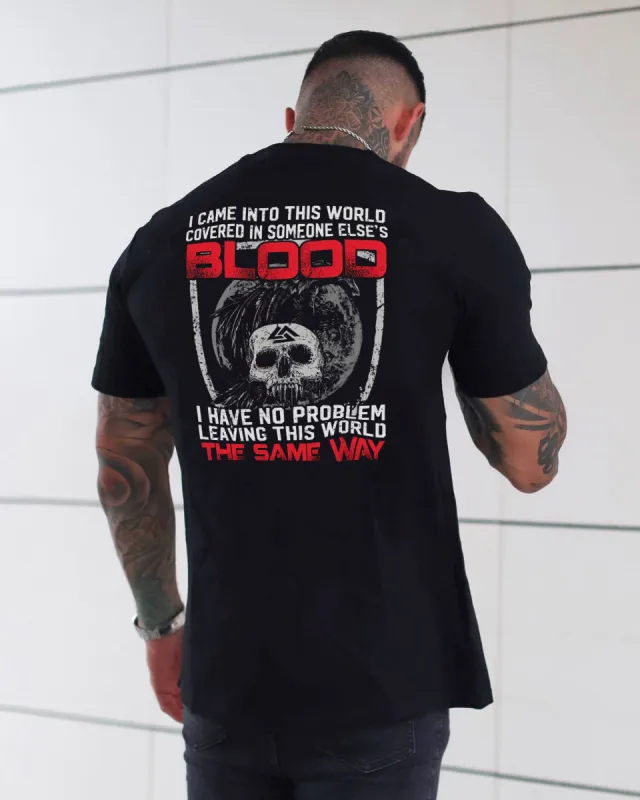 I Came Into This World Printed Men's T-shirt sold by Polyalien