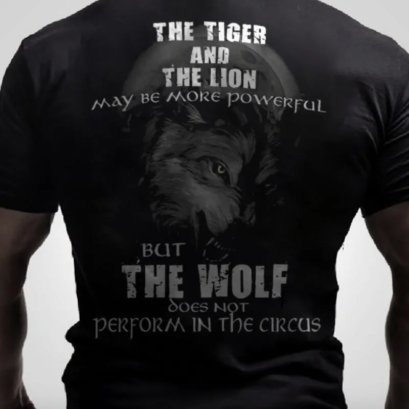 Vikings The Tiger And The Lion Printed Men's T-Shirt sold by Polyalien