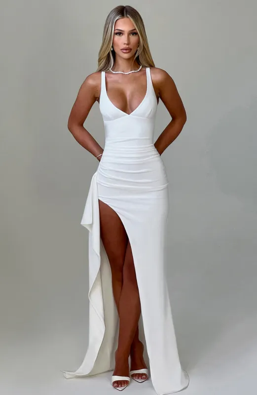 Violetta Maxi Dress - Ivory sold by Babyboo Fashion