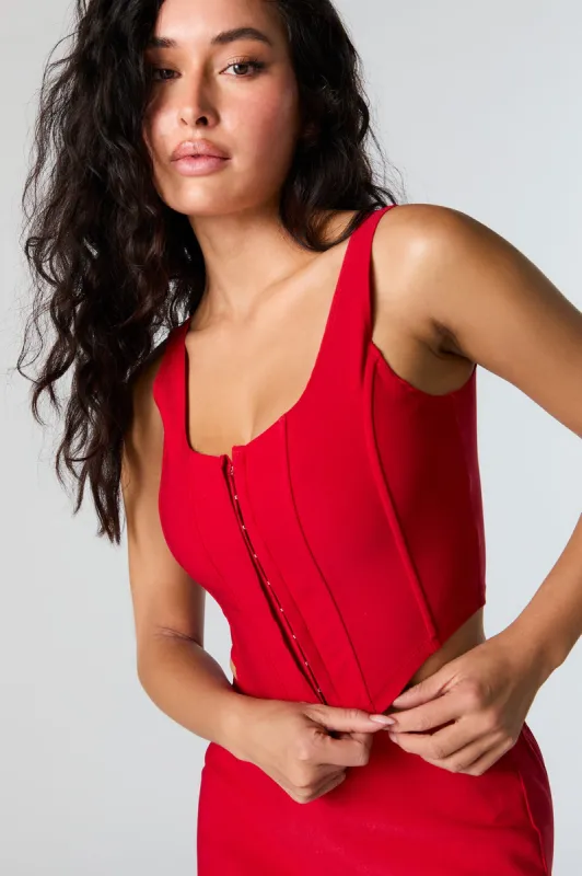 Hook and Eye Corset Cami sold by Charlotte Russe