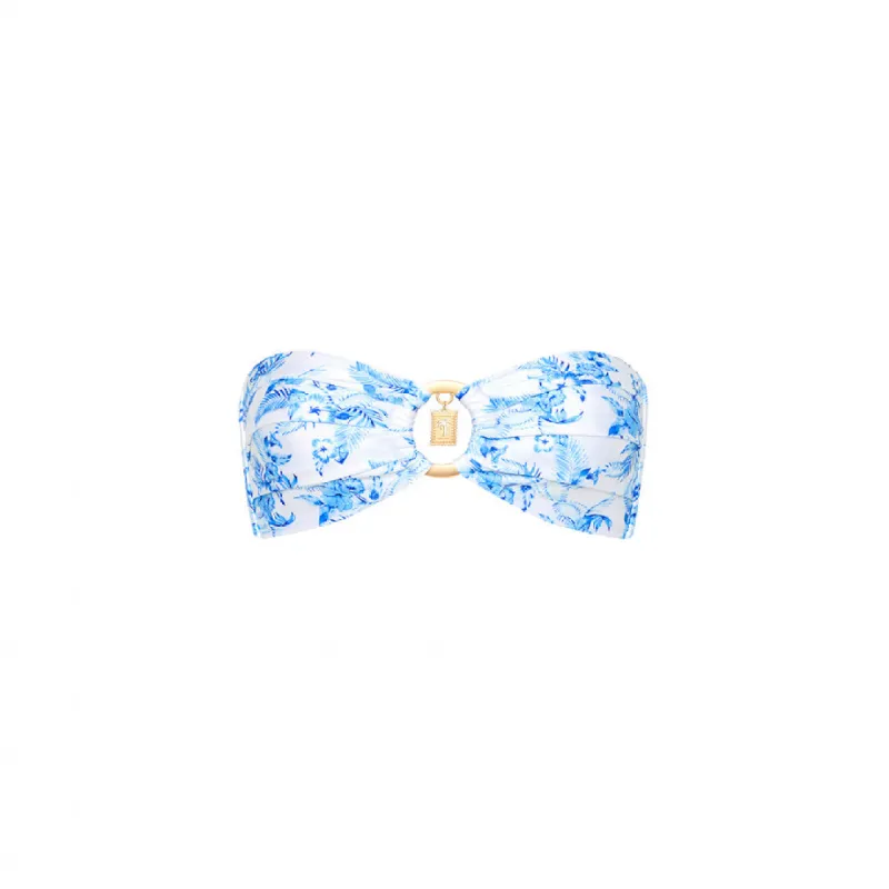 Strapless Bandeau Bikini Top - Vintage Paradise sold by Kulani Kinis
