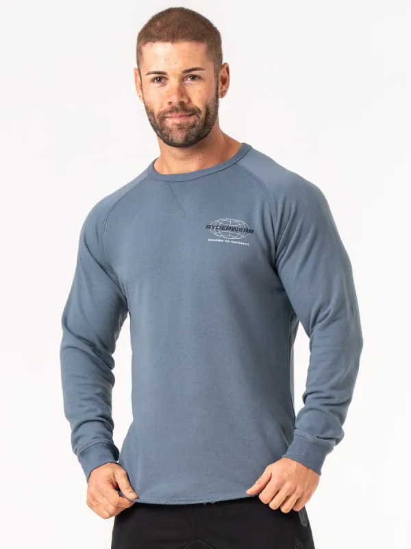 Energy Crew Neck - Petrol sold by Ryderwear