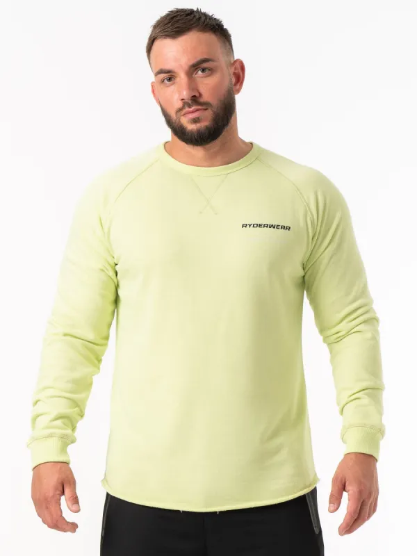 Energy Crew Neck - Lime sold by Ryderwear