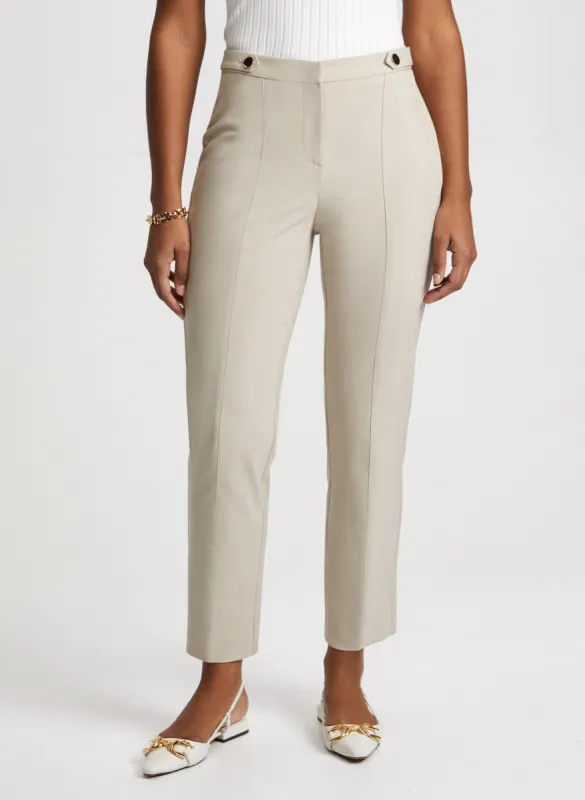 Mia Straight-Leg Pants - Short sold by Laura