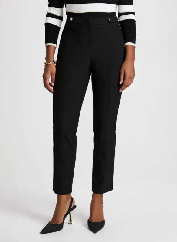Mia Straight-Leg Pants - Short sold by Laura