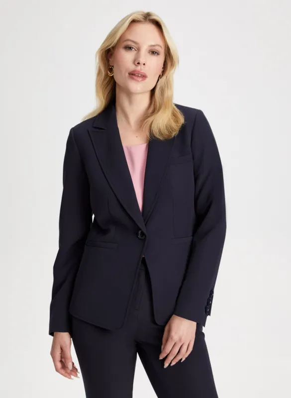 Notched Collar Blazer sold by Laura