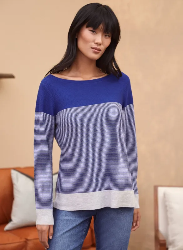 Colour Block Sweater sold by Laura