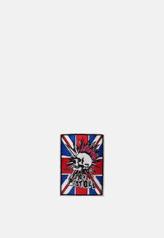 Flag Skull Patch sold by Damaged Society