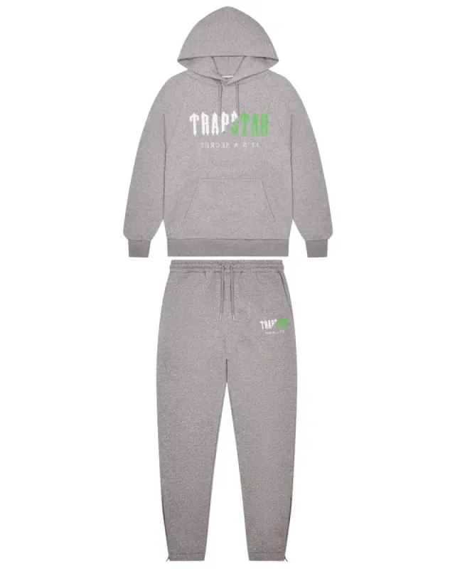 ◆Trapstar London◆ Chenille Decoded 上下セット Decoded Chenille Hooded Tracksuit - Black/Green | Parallel