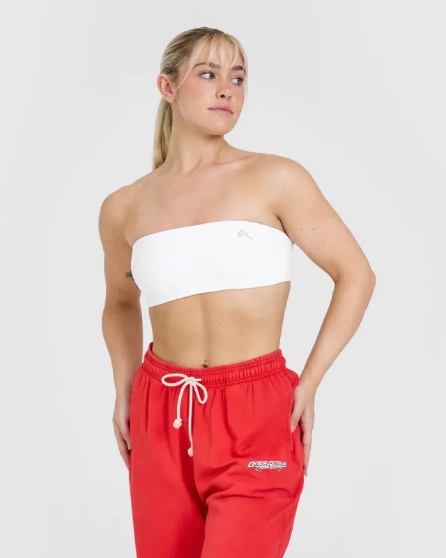 Unified Micro Bandeau Bralette | White sold by Oner Active