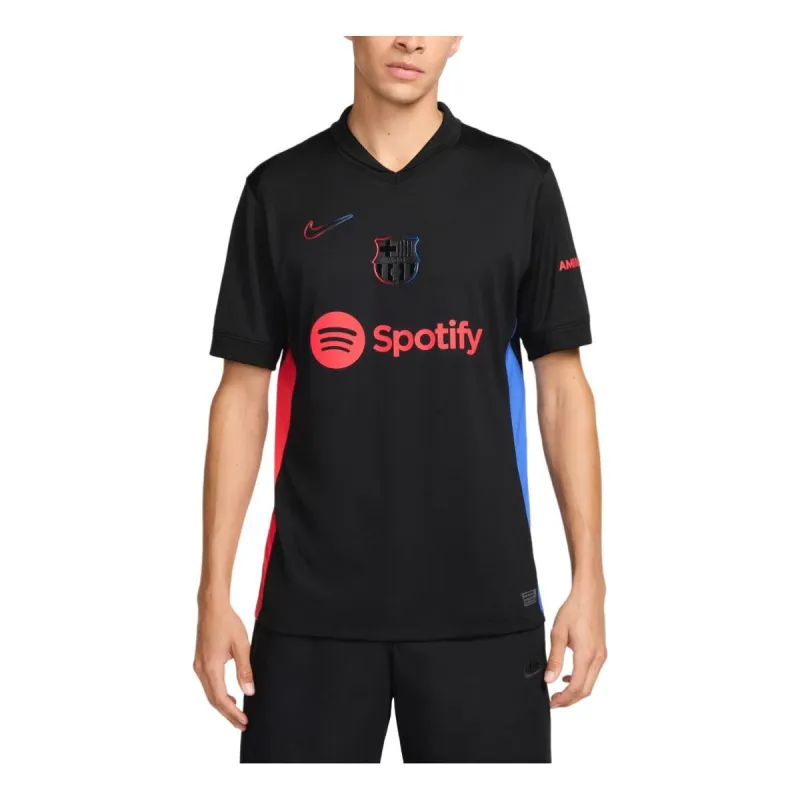 Nike FC Barcelona 24/25 Away Jersey 'Black Red' FN8792-011 sold by KicksCrew