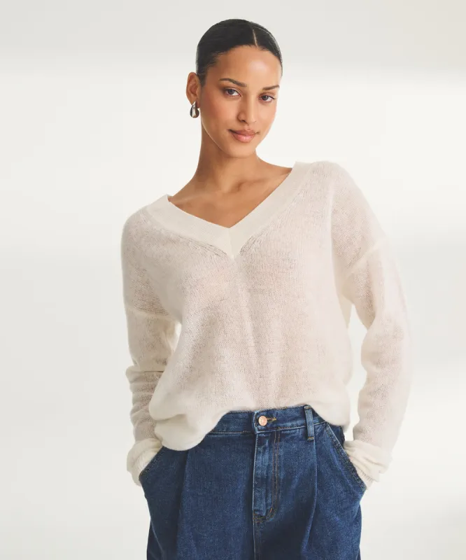 Featherweight Cashmere V-Neck sold by Naadam