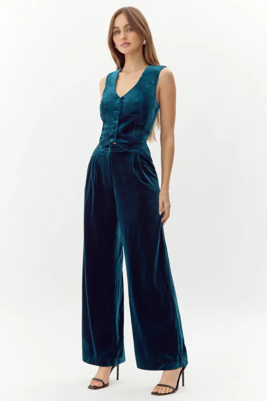 Marina Velvet Jumpsuit - FINAL SALE sold by Adelyn Rae