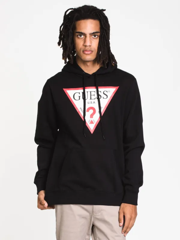 GUESS ECO ROY TRIANGLE LOGO PULLOVER HOODIE  - CLEARANCE sold by Boathouse