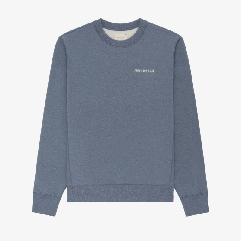 Melange Uniform Crewneck Sweatshirt sold by Aime Leon Dore