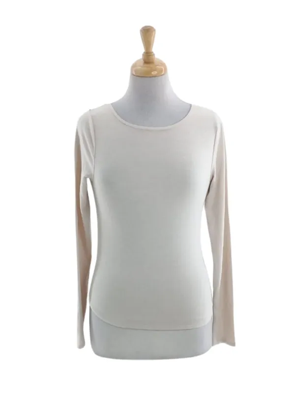 BASIC LOW BACK LONG SLEEVE TEE sold by FBO