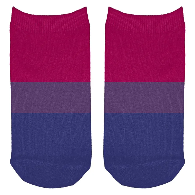 LGBT Bisexual Pride Flag All Over Adult Ankle Socks sold by Old Glory