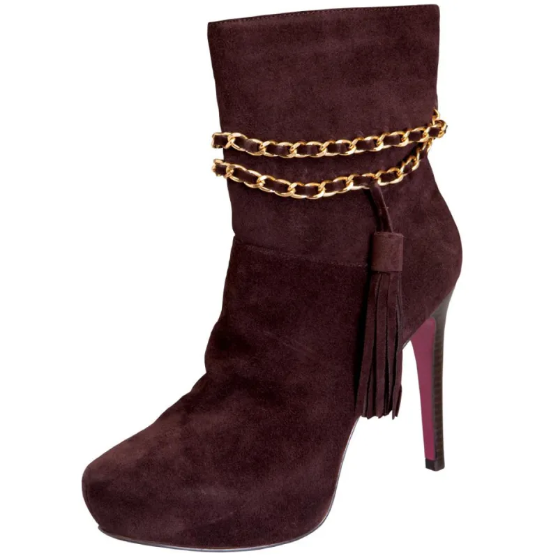 Paris Hilton Footwear - Alisha - Brown Suede sold by Old Glory