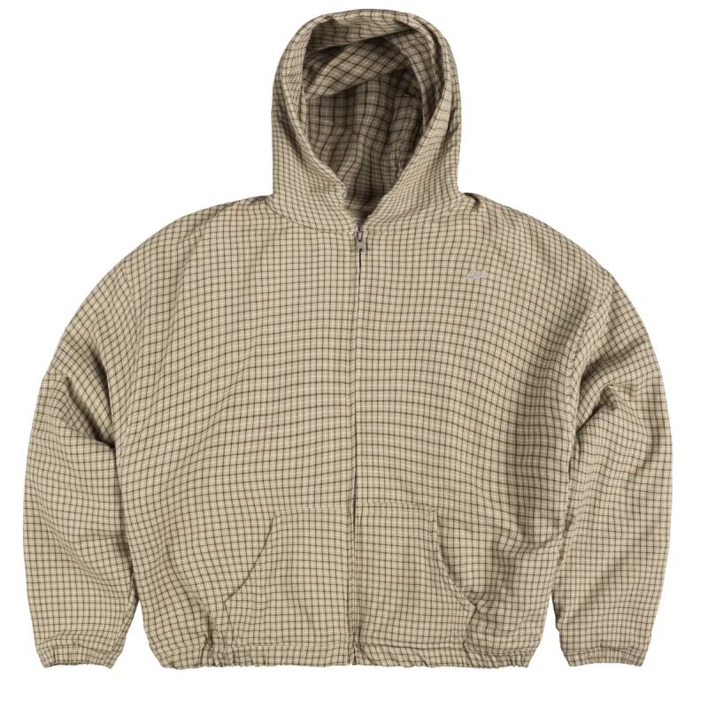 ERL Plaid Padded Check Zip Hoodie sold by Asphalt Gold