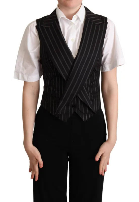 Elegant Leopard Print Waistcoat – Sleeveless Vest sold by Louxly